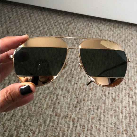 dior split aviator